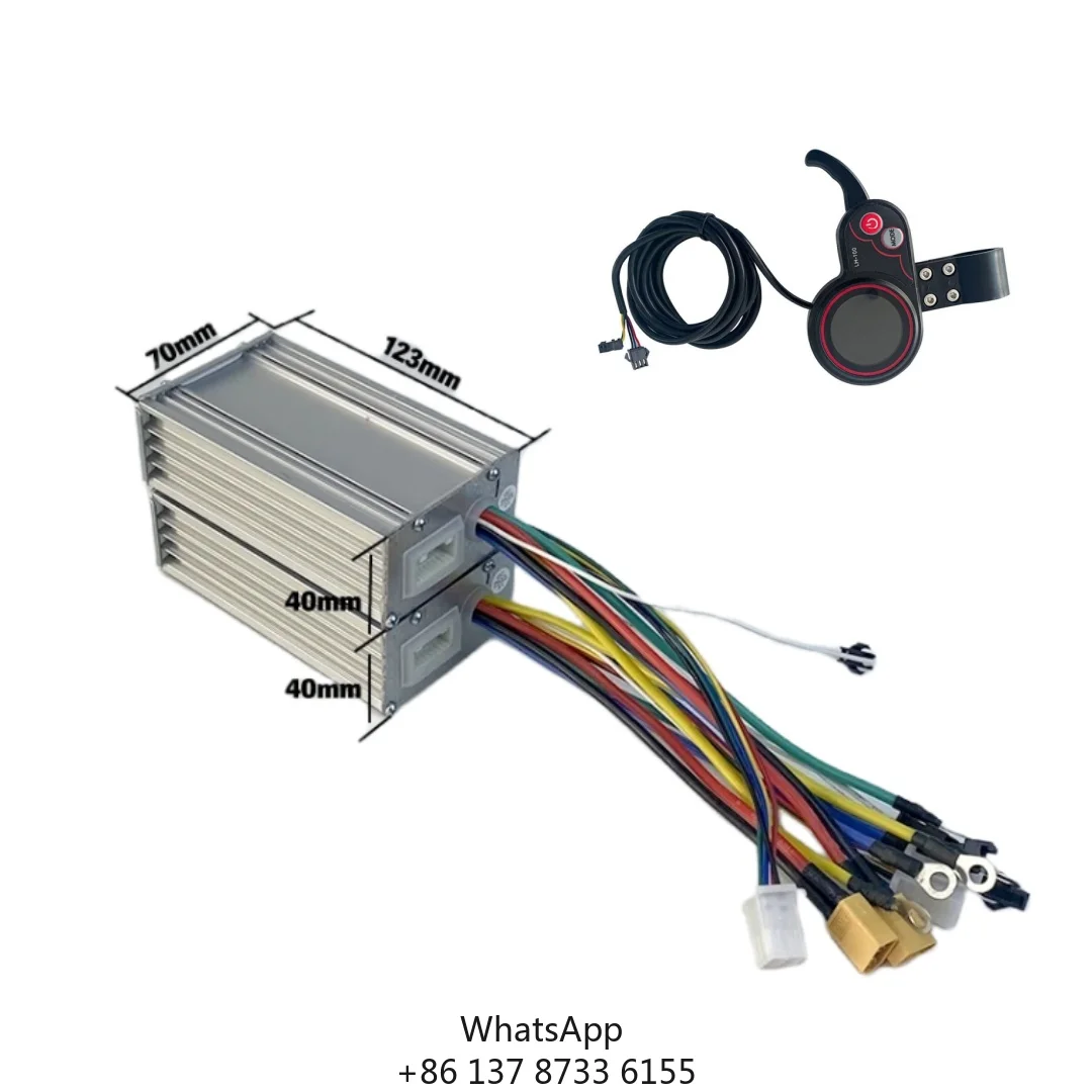 48V 25A 52V 60V 28A Electric Scooter Speed Motor Controller Kit With TF-100 Display Scooter Electric Scooter Parts