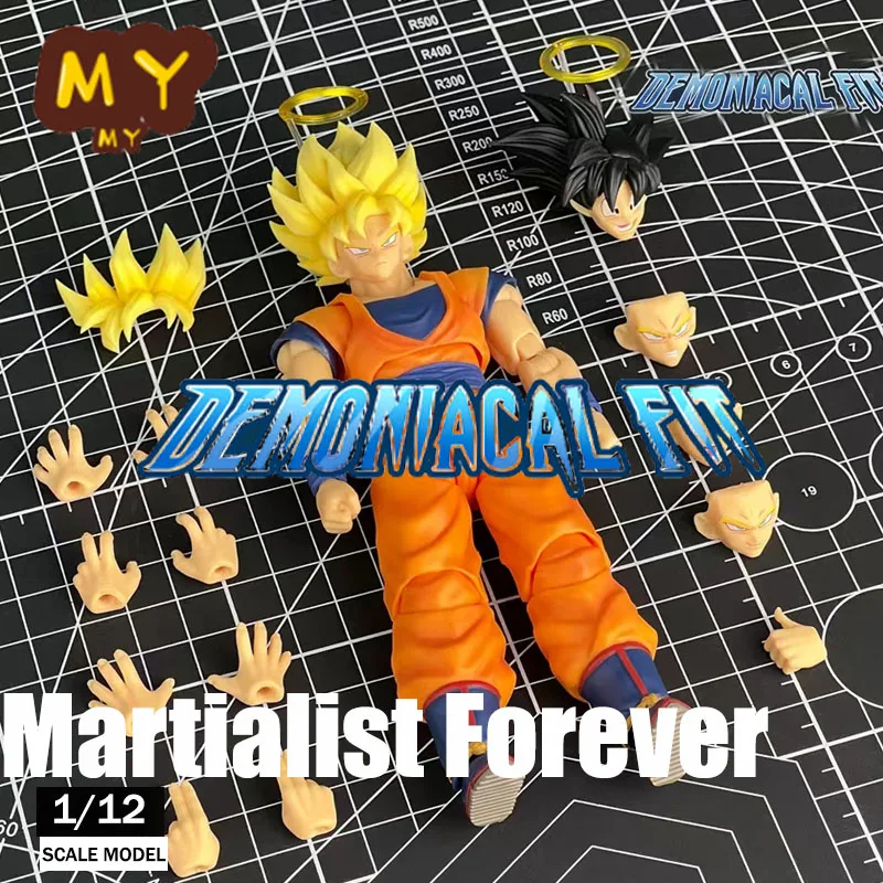 Figura de acción Demoniacal Fit Super Saiyan Goku Dragon Ball 3,0 cuerpo macialista para siempre Dbz guerrero de la otra costa estatuilla