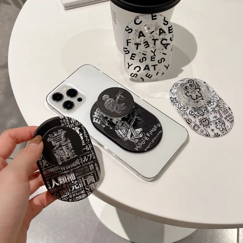 Super Sterke Magnetische Attractie Mobiele Telefoon Houder Nieuw Product Schattige Cartoon Letters Hot Trend Voor Mannen En Vrouwen