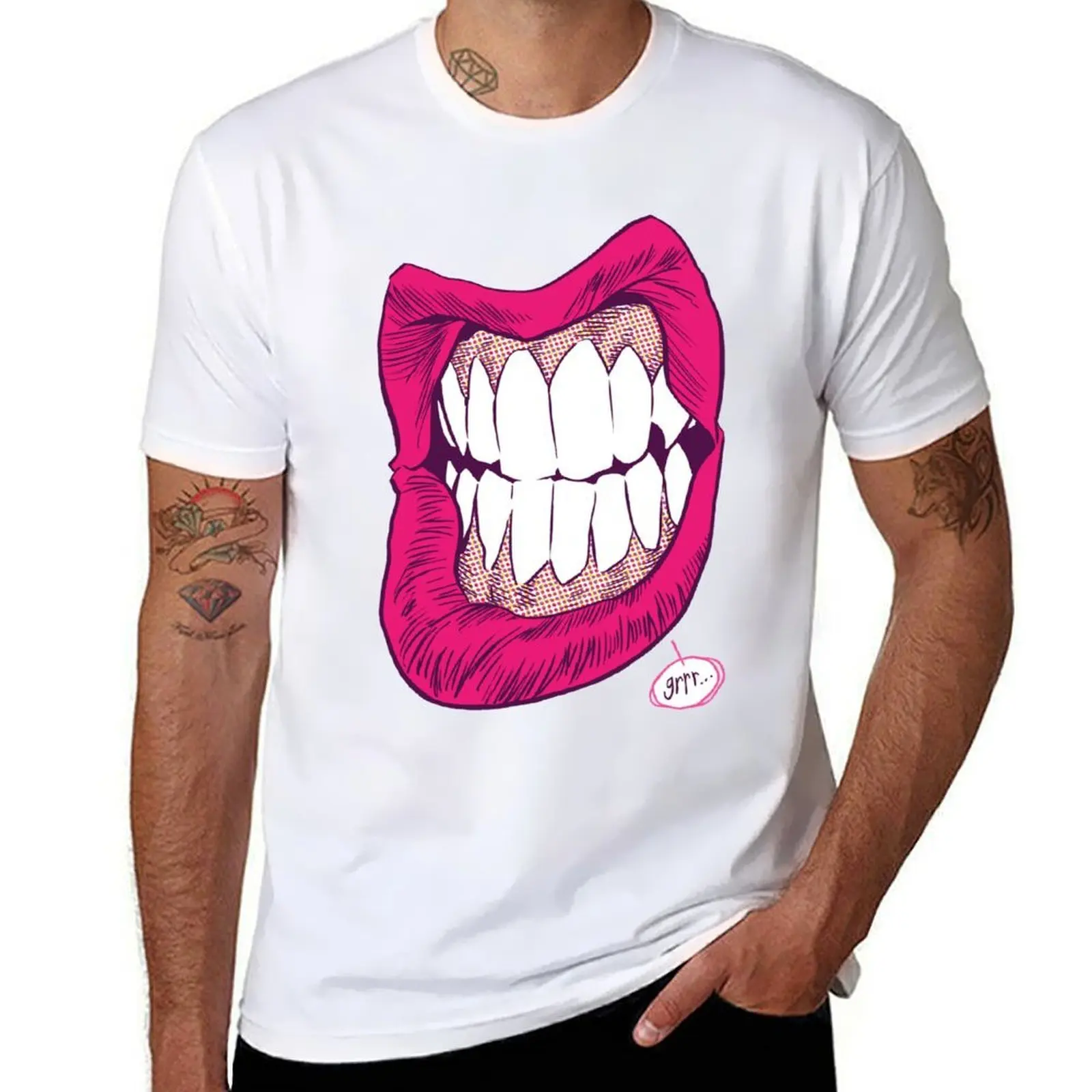 

GRRRR... T-Shirt man t shirts cotton cotton t shirts high quality t shirts for man cotton funny T-Shirt
