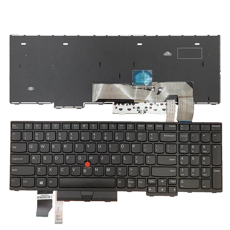 

L15 US/RU/SP Keyboard For Lenovo ThinkPad L15 GEN 1 L15 Gen 2 P15V T15P L15NBL-1058P (Type 20X7, 20X8,20X3 20X4) 5N20W68289S