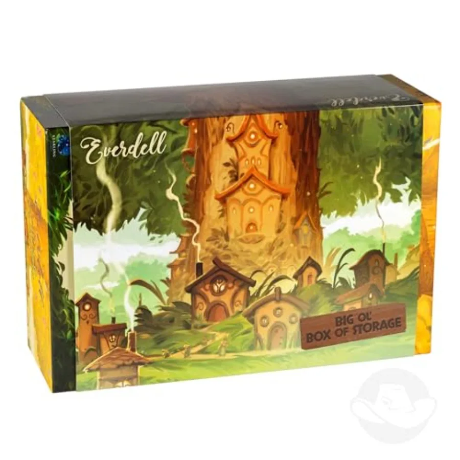 

Everdell Big Ol Box of Storage Deluxe Organizer with Inserts Rulebooks Perfect for Managing Everdell and All Expansions Efficie