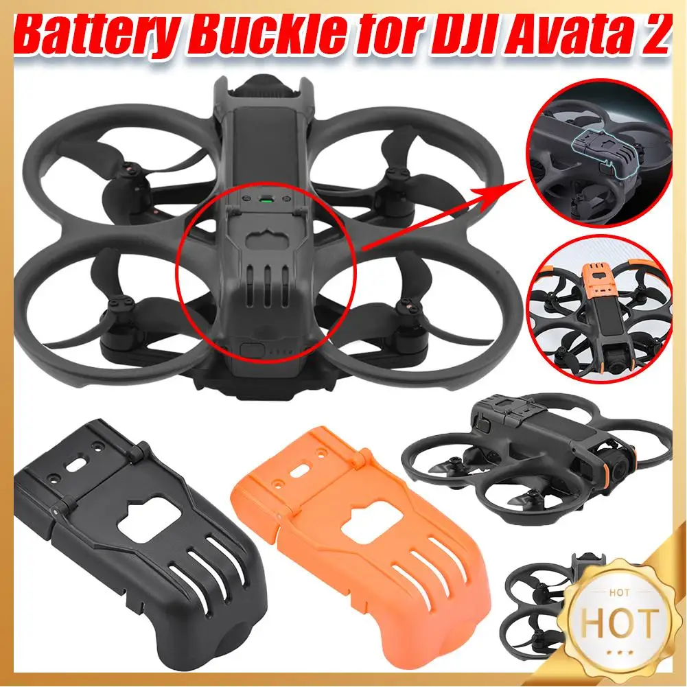 Battery Buckle Lightweight Battery Anti-Release Buckle Foldable Battery Safety Lock Buckle Guard for DJI Avata 2 Drone Accessory