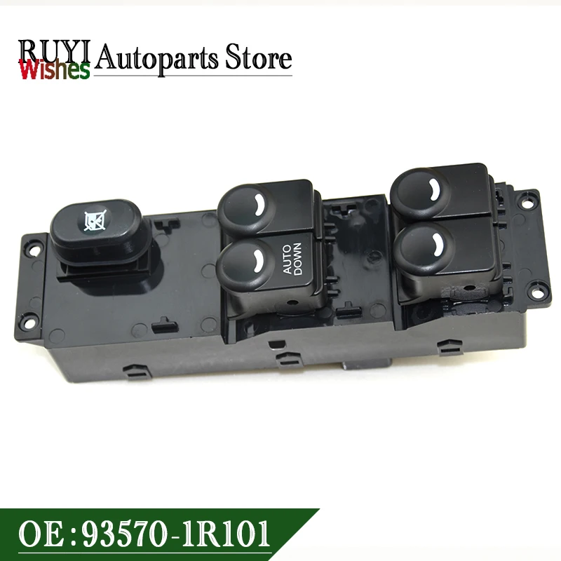 Hot Sale 93570-1R101 935701R101 93570 1R101 For Hyundai 2011-2017 Accent Solaris 16 Pins Front Left Door Window Switch