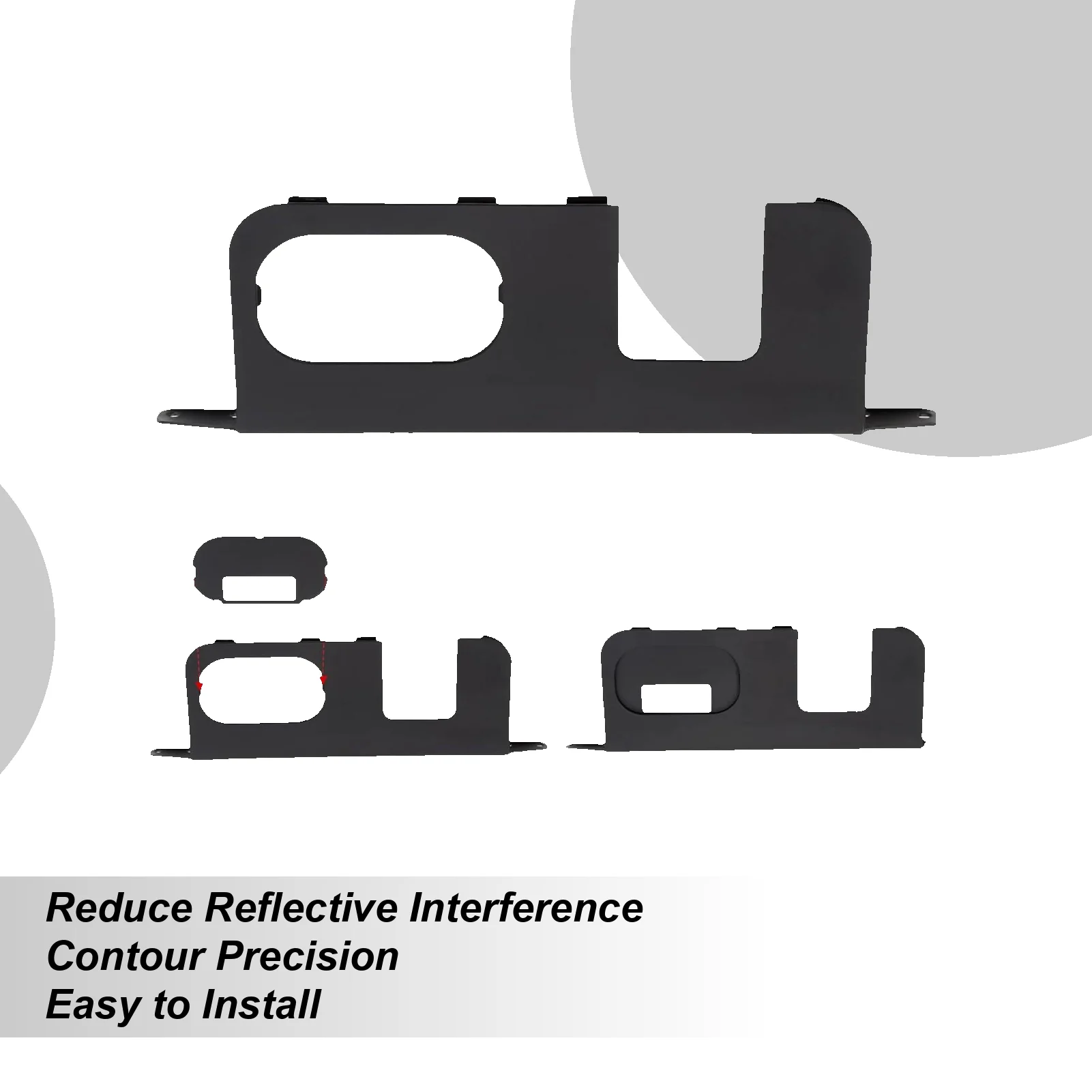 

Car Rear Bumper Cover Plate For Maverick 2022-2025 Truck Hitch Surround Cover Accessories Compatible With 4/7-Pin Connector