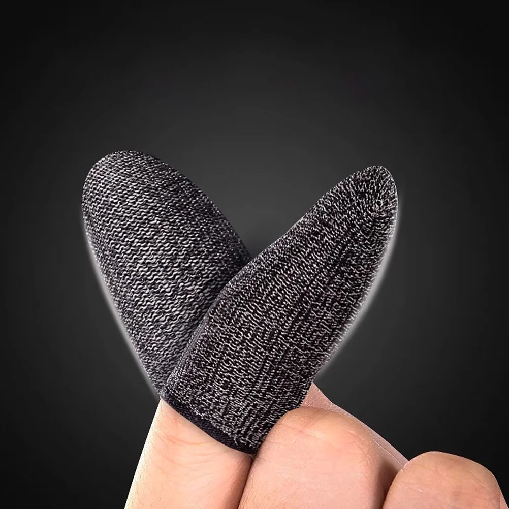 

2 Pcs Guitar Finger Cots for Children Fiber Sleeve Protectors Adults Fingertip Covers Guitars