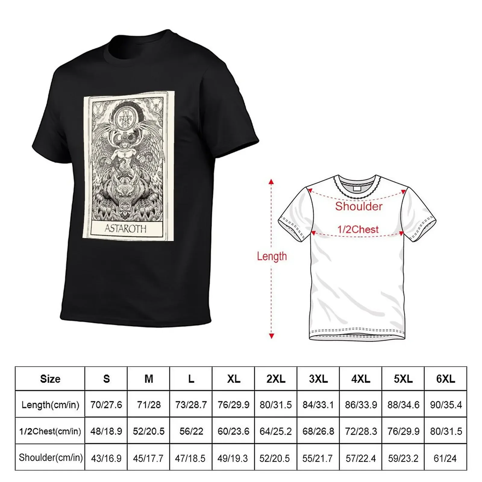 The demon Astaroth. T-Shirt plus size tops cheap stuff t shirts for men pack