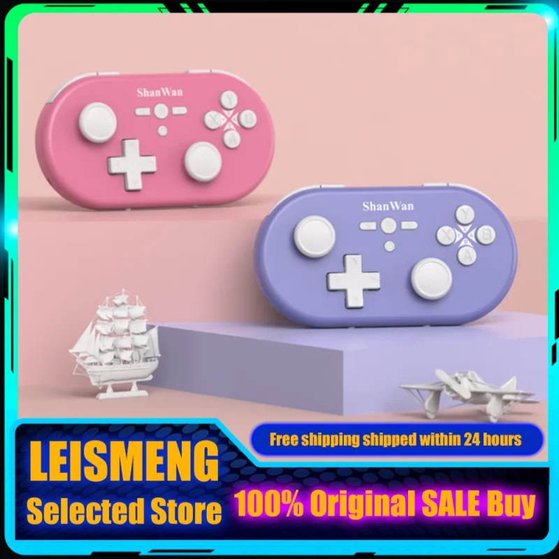 

Shanwan Q37Pro, новый обновленный мини-геймпад, портативный беспроводной Bluetooth, двойной джойстик, эмулятор Android, Apple PC, как мышь, клавиатура