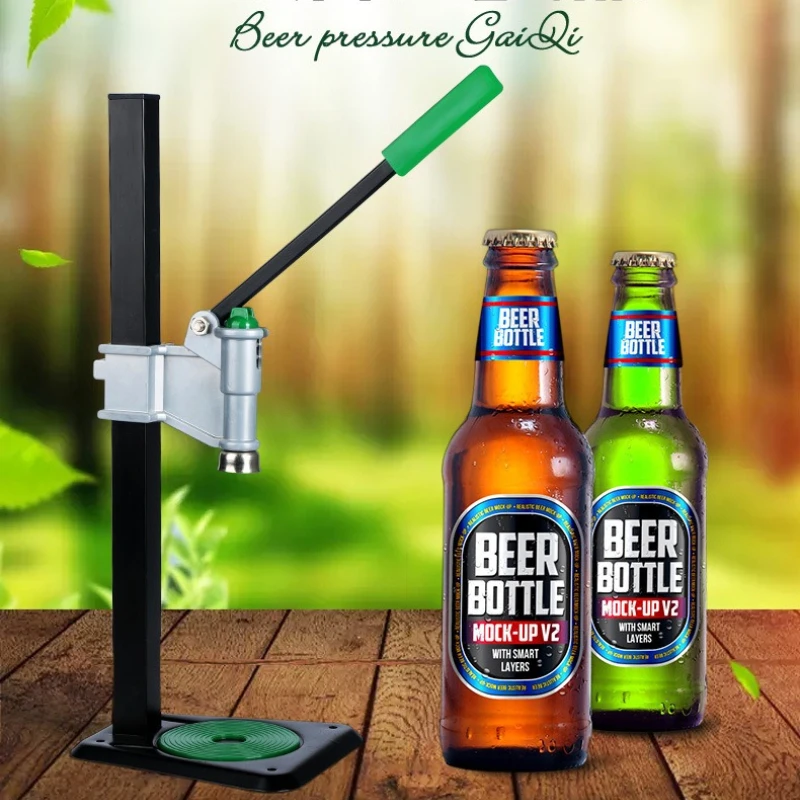 Capping Machine Packaging Equipment Beer Bottle Capper Sesame Oil Soy Sauce Manual Sealer Glass Crimping Tool Crown Cap Beverage