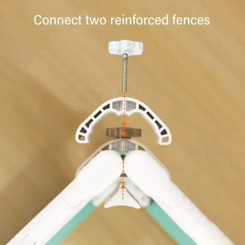   Infant Bed Barrier Clasps Multifunction Crib Guardrails Connection Toddler Crib Reinforcement Brackets Crib Edges Supporting