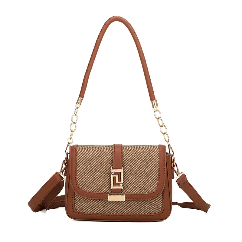 

Корейская версия модной маленькой квадратной сумки, женская новая ретро повседневная высококачественная нишевая дизайнерская сумка на плечо, сумки