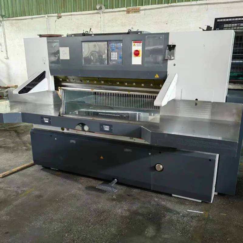 Fully automatic and high speed heavy duty hydraulic paper cutting machine