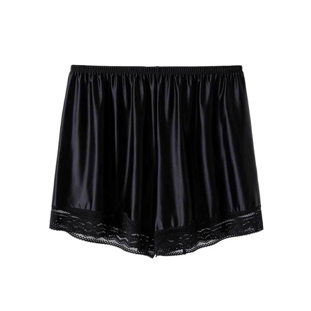 

Fashion Ice Silk Lace Safety Pants Mid Waist Loose Seamless Shorts Anti-Glare JK Lolita Summer Short Leggings Summer