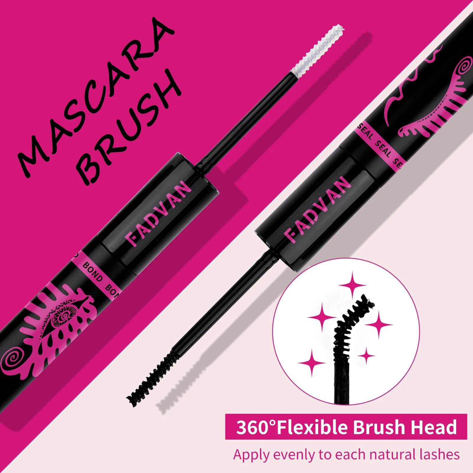 Fadvan Cluster Lash Glue for DIY Segmented Eyelash Extension Bond and Sealer Long Lasting  Fast Dry Lash Bonder Sealer 10ML
