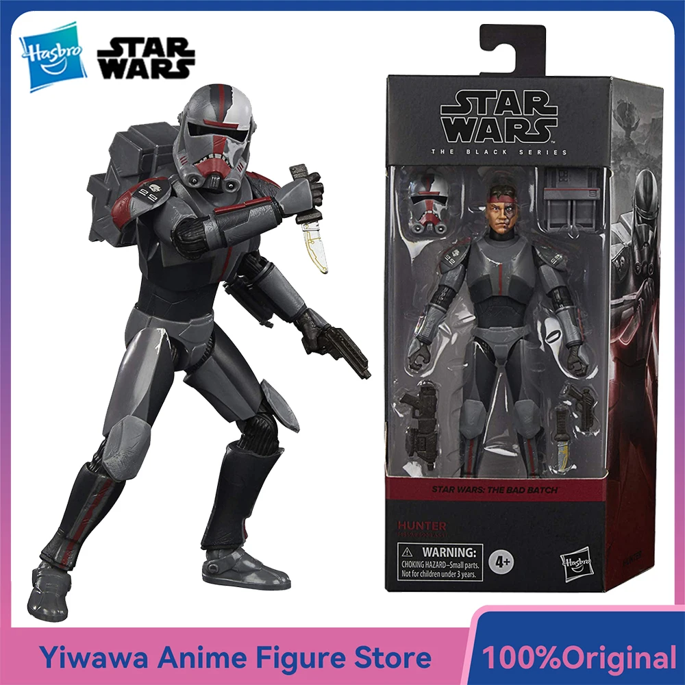 [En stock] Hasbro Star Wars The Black Series Hunter (el lote malo) figura de Anime Original a escala de 6 pulgadas modelo ornamento juguete para regalos