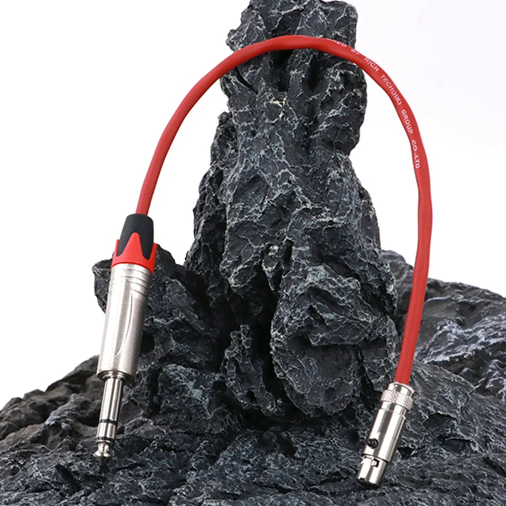 6.35mm to Mini-XLR MIC Cable,3Pin Mini XLR Female to 1/4\