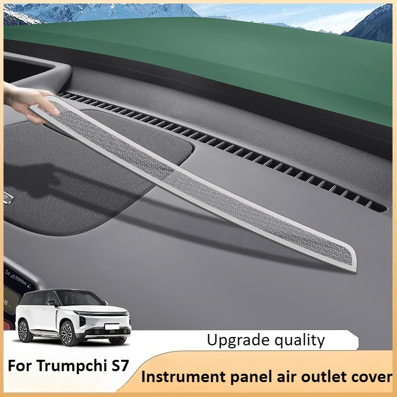 

Для GAC Trumpchi S7 2025 2026, защитная крышка вентиляционного отверстия приборной панели, защита от пыли и засорения, аксессуары для модификации интерьера