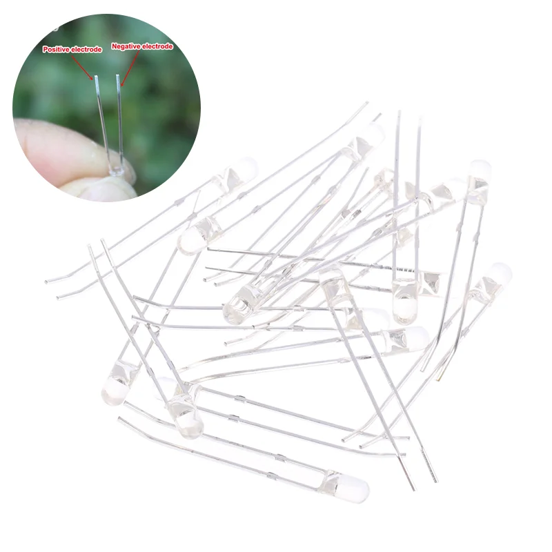 1000pcs 3mm LED Diode F3 Assorted Kit Ultra Light Bright Blue Light Emitting Diode DIY Light Emitting Diode