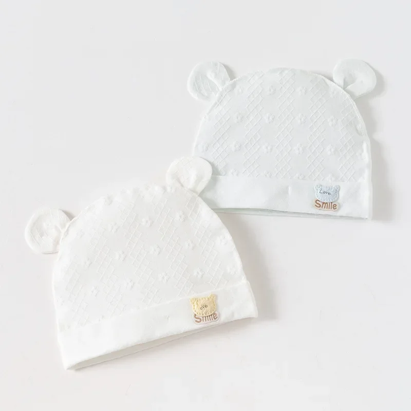 gorro-de-bebe-de-dos-piezas-gorro-sin-costuras-para-recien-nacido-gorro-de-verano-fino-con-orejas-de-oso-gorro-comodo-para-bebe-recien-nacido-para-aire-acondicionado