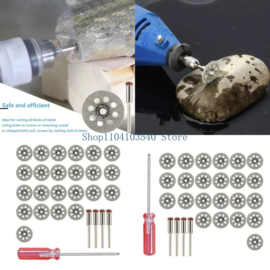

02DC Pack из 25 Diamonds Rutchs для аксессуаров для роторных инструментов и электрической тренировки