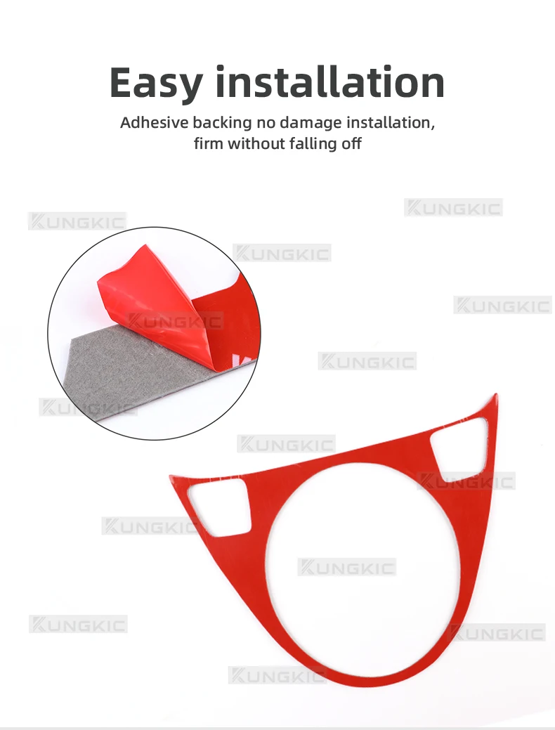 Für Fiat 500 2008-2015 & Abarth 595 695 595C 695C 2012 2013 2014 2015 AT MT Echte Carbon-Faser Schalthebel-Verkleidung Aufkleber – Detail 8