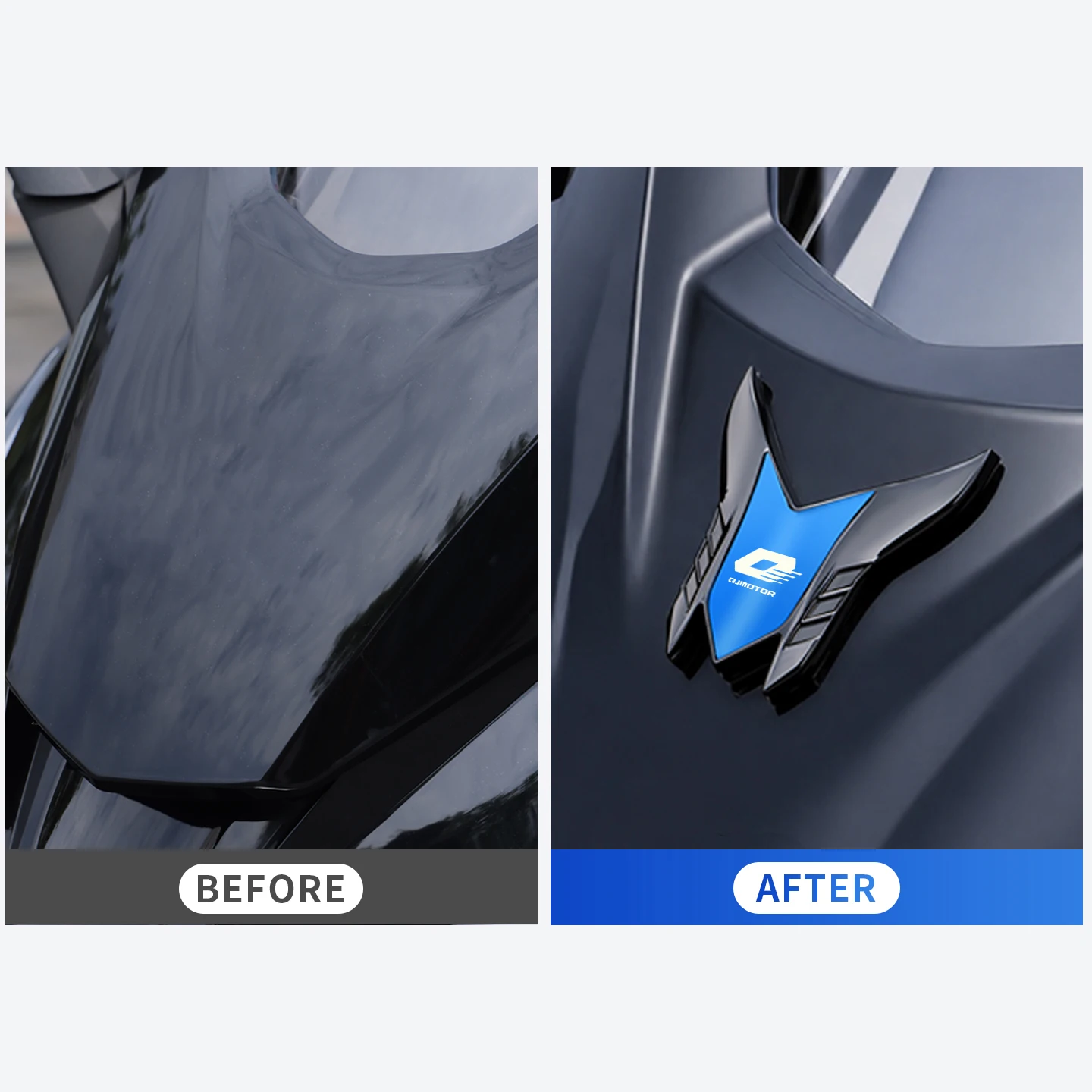 motorcycles Metal stickers accessories decoration auto sticker for QJMOTO Sai 150 Race Sai 350 SRK 450 RR 800 RR 900 SX SRK125R