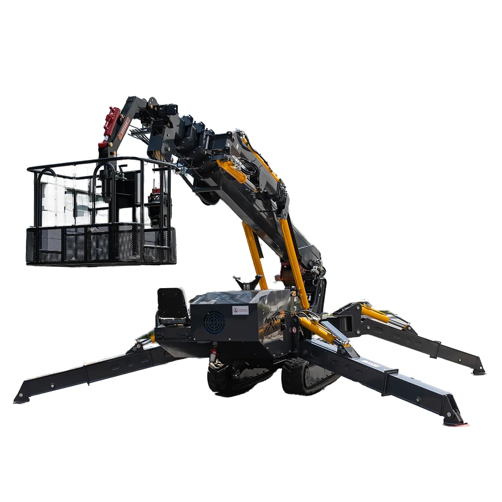 5 Ton Mini Crawler Crane Factory Construction Crane 15m Lifting Equipment Spider Crane for Construction Site Material Handling