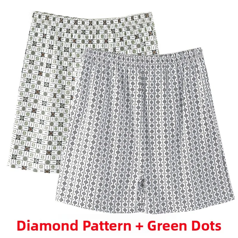 (rhombus flower + green dot) 2 pieces