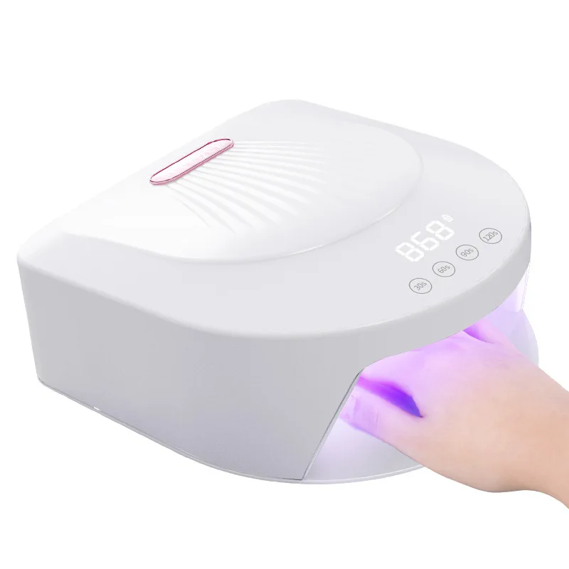 192W UV LED Lamp Nail Gel Polish Dryer Cordless Nail Drying Machine Curing Lacquer Dryer lámparas para uñas lampara uv led para