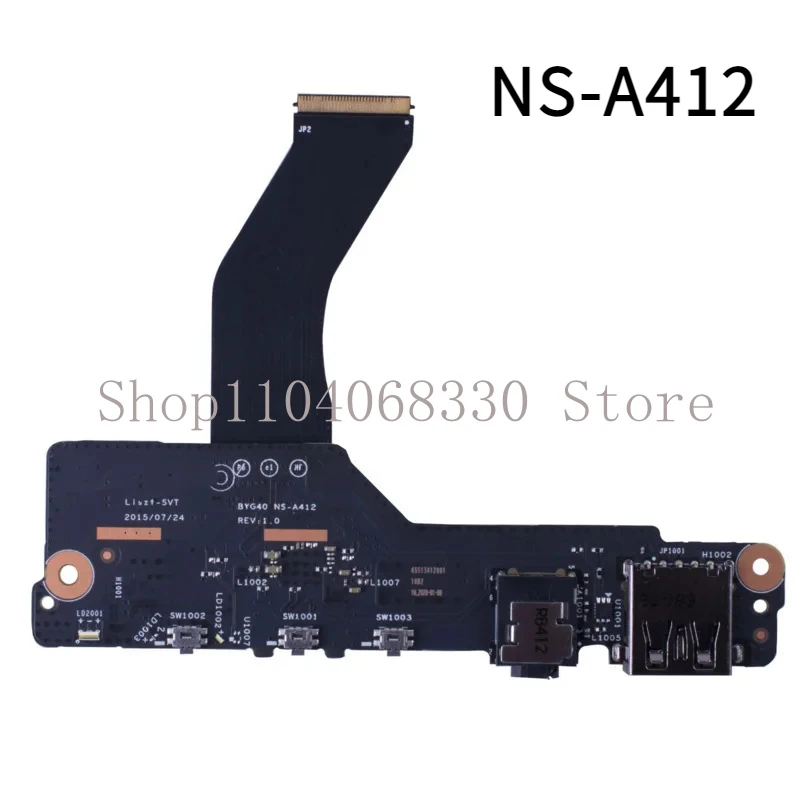 

Original for YOGA 4 Pro Yoga 900 laptop switch power Botton USB audio board cable NS-A412 da30000fr30 100% teste