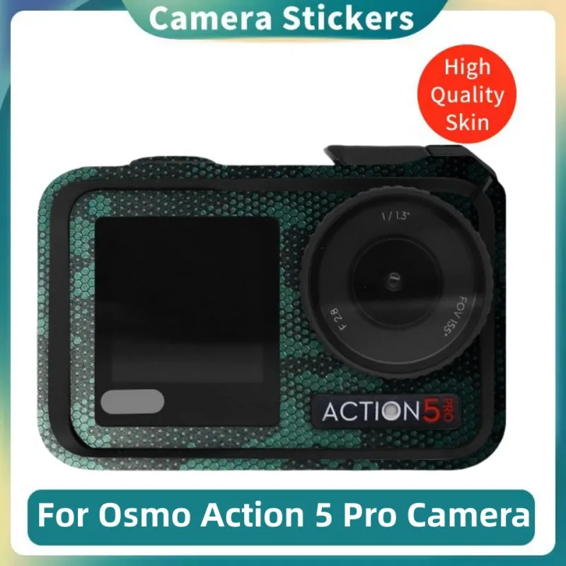 Decal Skin for Osmo Action 5 Pro Camera Decal Skin for DJI Osmo Action 5Pro Camera Sticker Action5pro Protective Film