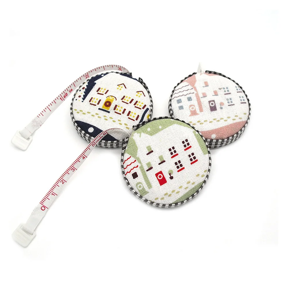 

2Pcs Fabric Tape Measure Portable Retractable Ruler for Sewing Store Use Clear Marking Measuring Tape