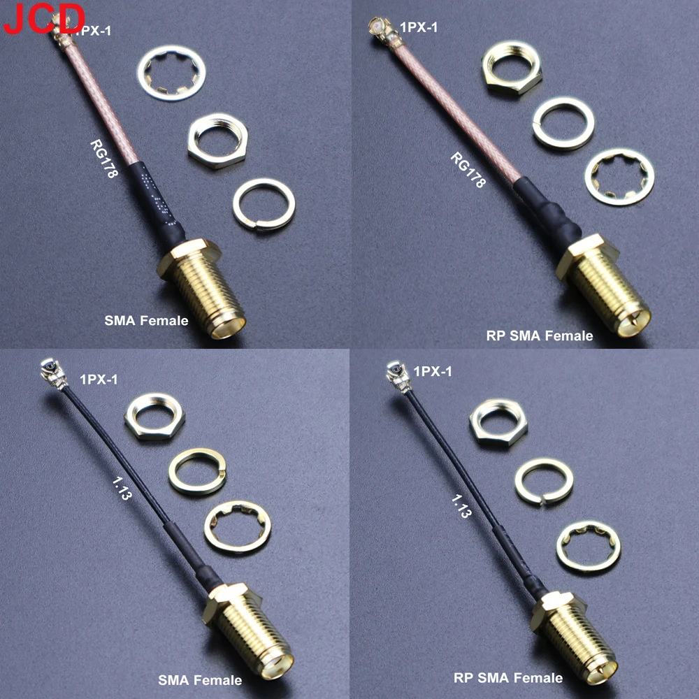 SMA To IPX-1 Pigtail Jumper RP SMA Female To U.Fl IPX RG178 1.13 Cable Sockets Jack Connectors Adapter For Wifi Router GPS AP