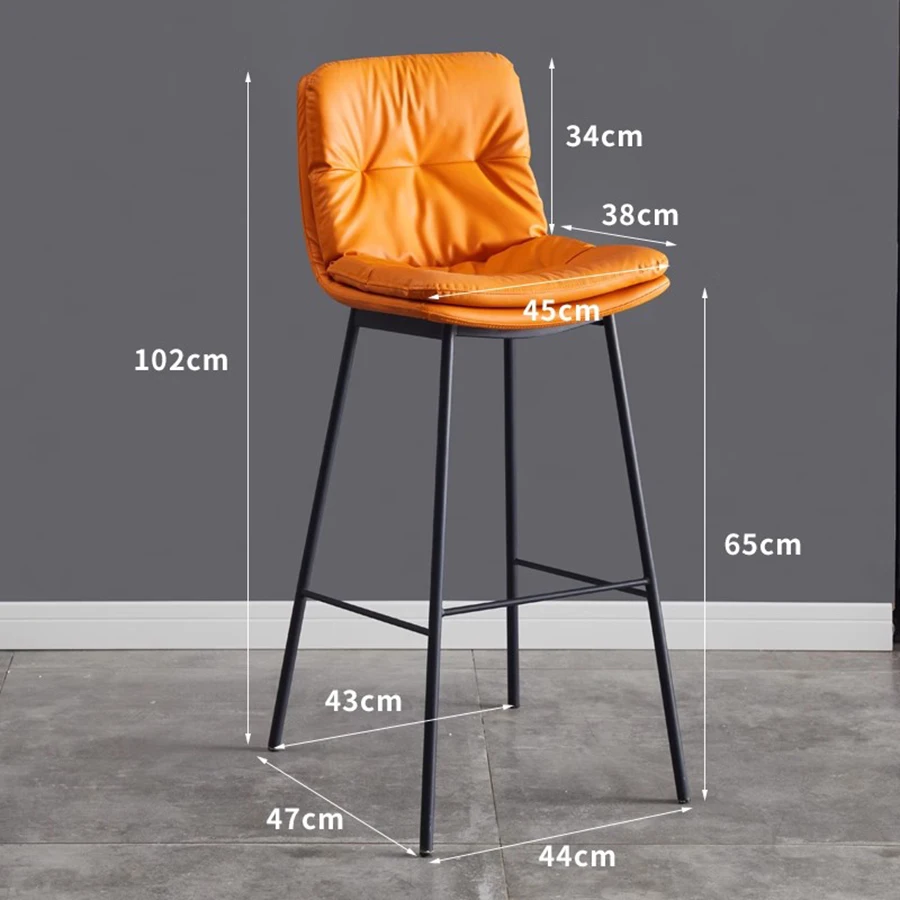 Industrial Style Bar Chair Kitchen Luxury Waterproof Gaming Green Retro Nordic Recliner Chair Modern Stuhl Backrest Furniture