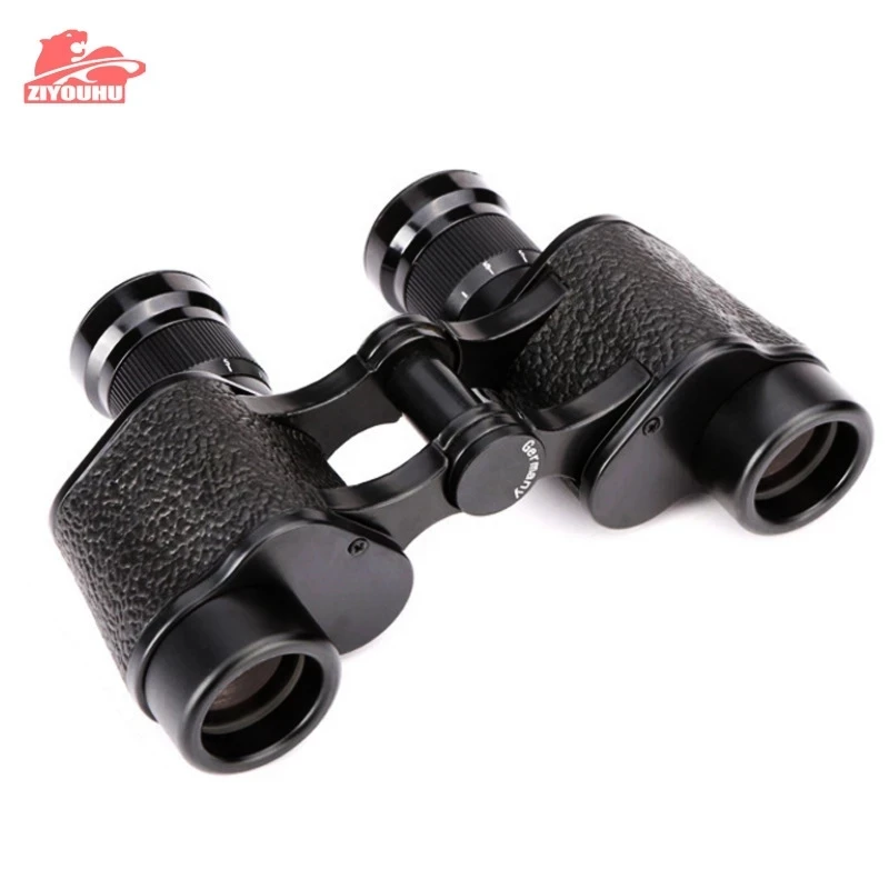 ZIYOUHU-Military Binocular Telescope,Fog Proof Optical Spyglass for Outdoor Hunting, Camping Equipment with Leather Bag, 6X24 HD