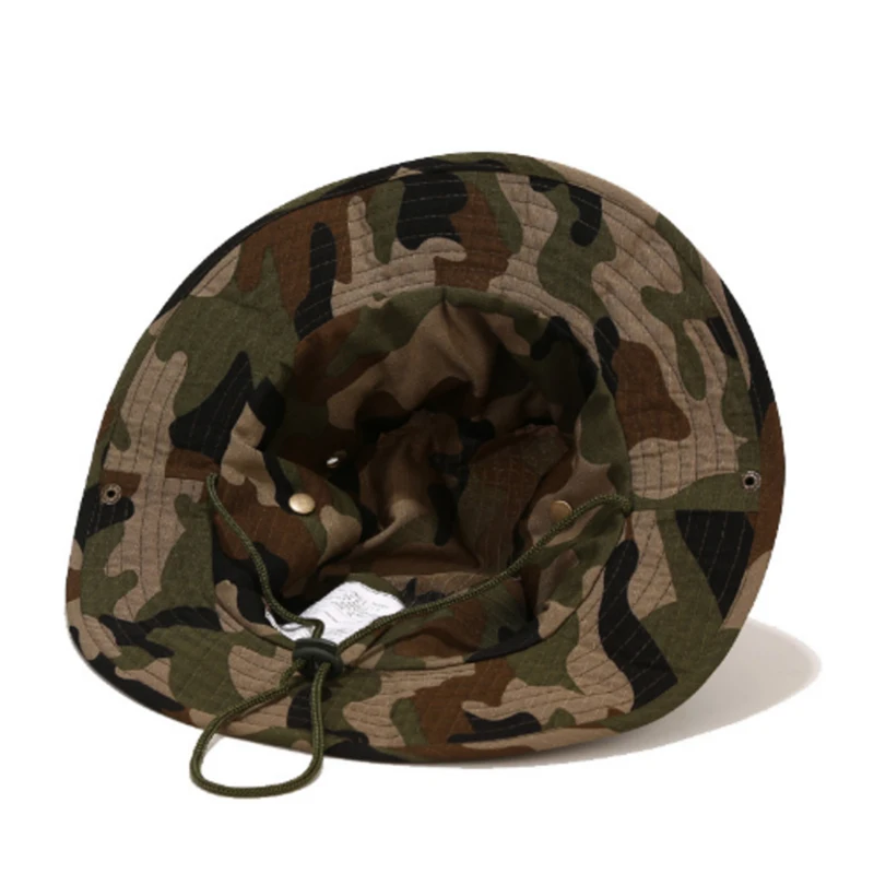 

Men's Outdoor Military Tactical Camo Hat Summer Mountaineering Hunting Equipment Travel Sun Hat