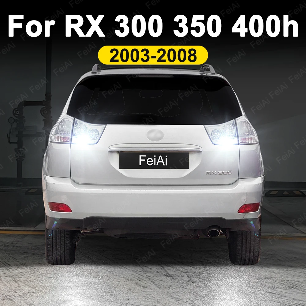 LED Reverse Lights For Lexus RX 300 350 400 RX300 RX350 RX400 2003 2004 2005 2006 2007 2008 Car Accessories LED Reversing Light