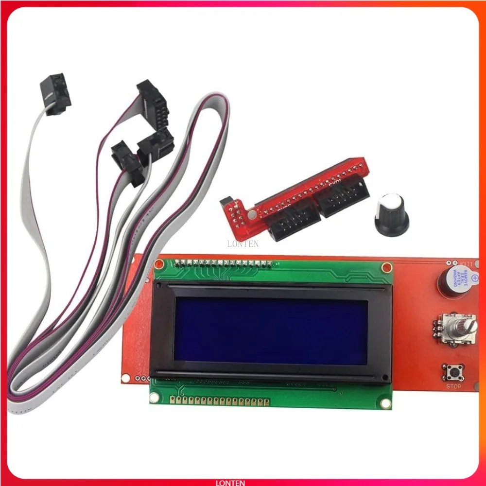 Комплект 3D-принтера Reprap Smart Parts Контроллер Дисплей Reprap Ramps 1,4 2004, ЖК-дисплей 2004, управление LT-ZH0019