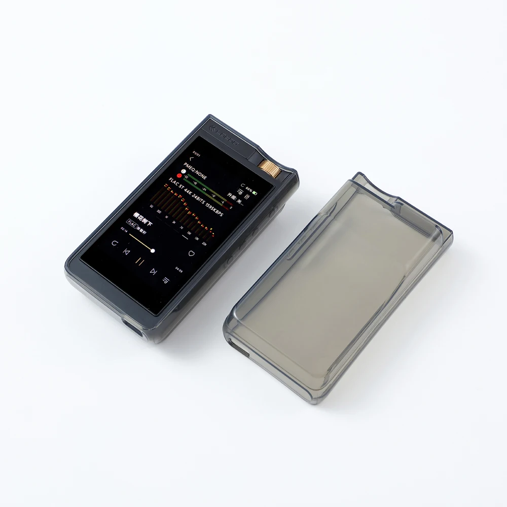 ソフトクリア TPU 保護シェルスキンケースカバー Lotoo PAW GT2 フロントスクリーンプロテクター強化ガラス用