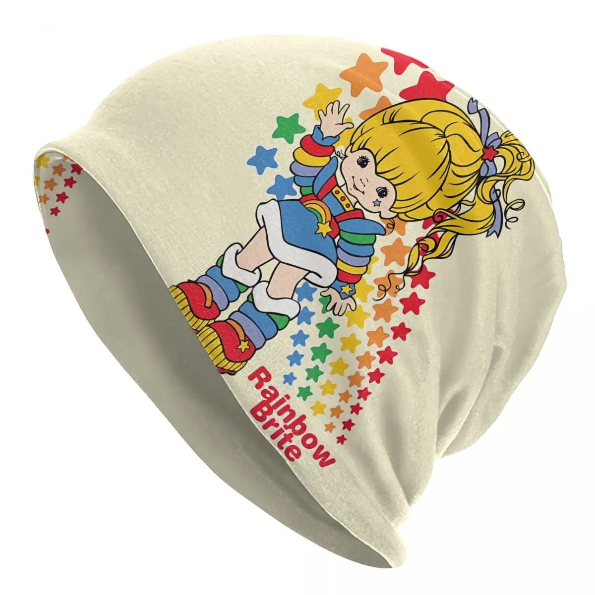 Rainbow Brite Hat Pullover Children Thin Warm Male Polyester Caps