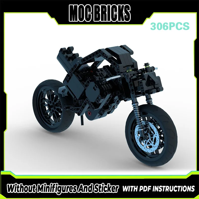 

Конструктор City Car Model MOC: Модульный Супербайк на радиоуправлении. Технологичный подарок для детей. Набор для сборки.