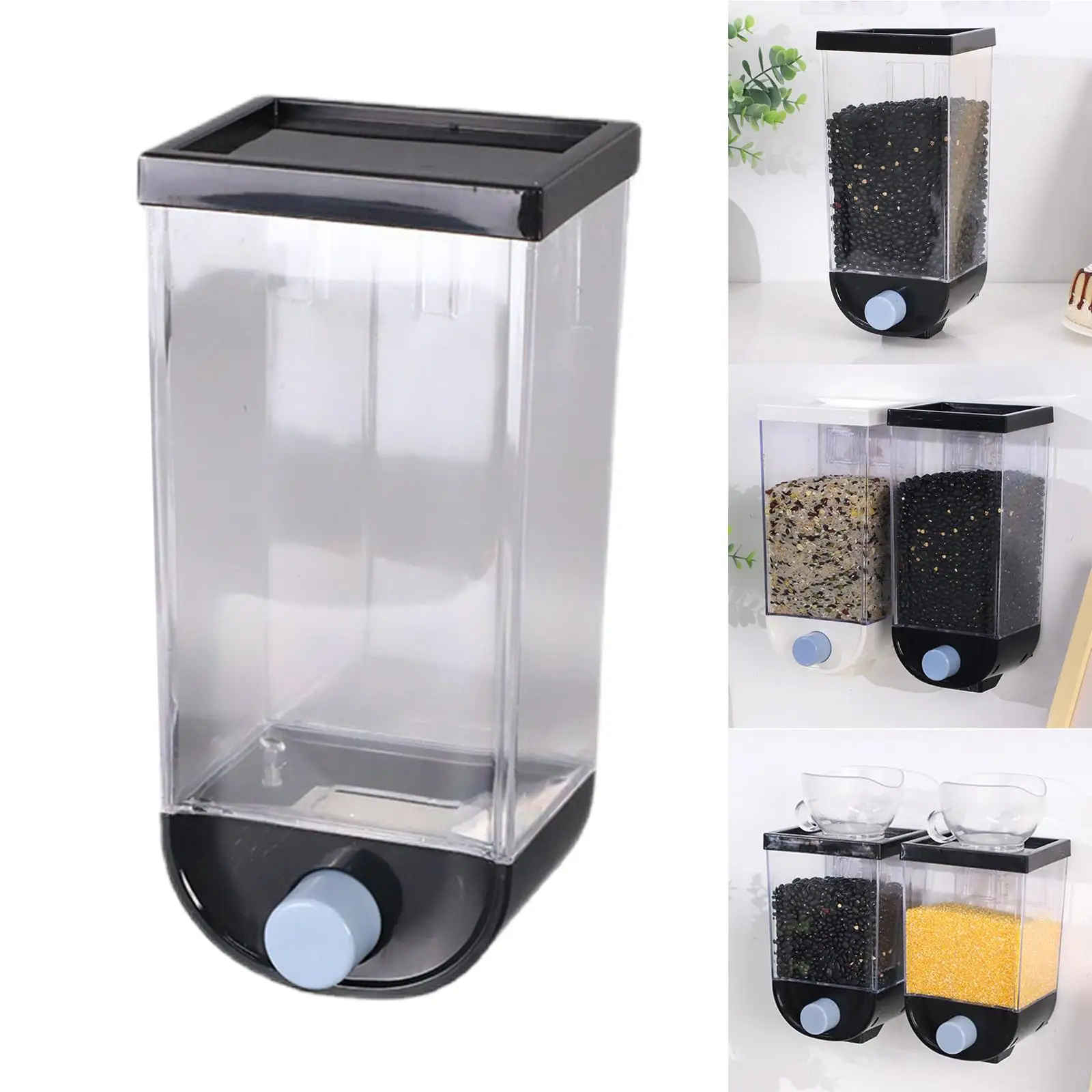 Cereal Dispenser Dry Food Dispenser Supplies Storage Bottles Food Dispensers for Grain Dry Oatmeal