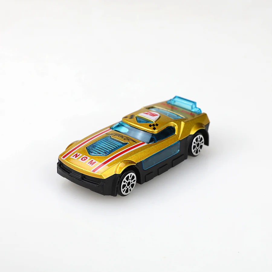 Hoogwaardige mini-speelgoedauto's op schaal 1/64 met sciencefi-thema (6 stuks), gegoten metaal, jongensspeelgoed, traagheidsaangedreven auto