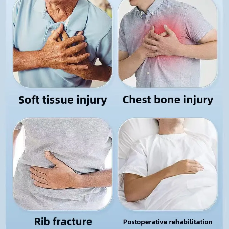 Lumbar Rib Fixation Strap Thoracic Rib Fracture Elastic Bandage Adjustable Comfortable Breathable Healing Rib Strap