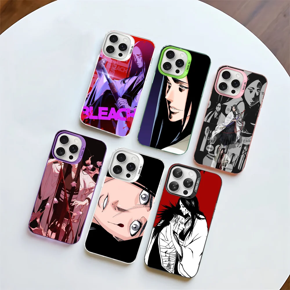 Unohana Retsu Bleach Japanese Anime Phone Case For iPhone 16 15 14 13 Pro Max X XR XSMAX 8 7 Plus Matte Shockproof Back Cover