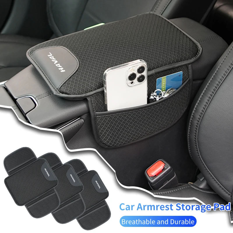Car Armrest Box Cushion Console Protector Elbow Support Storage Pad For Great Wall Haval F7 H6 H2 H3 H5 H7 H8 H9 M4 F7X F7H H2S