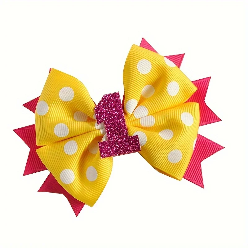 

Adorable Baby Hair Clips Girls Bow Barrettes Cute Princess Hair Accessories for Toddlers