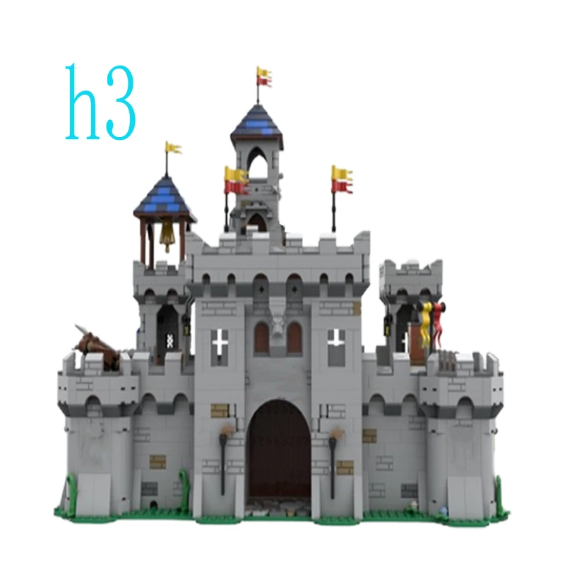 

Spot MOC-162174 4039 шт. средневековый замок крепость мелкие частицы сборка строительные блоки развивающая игрушка модель украшения подарок se