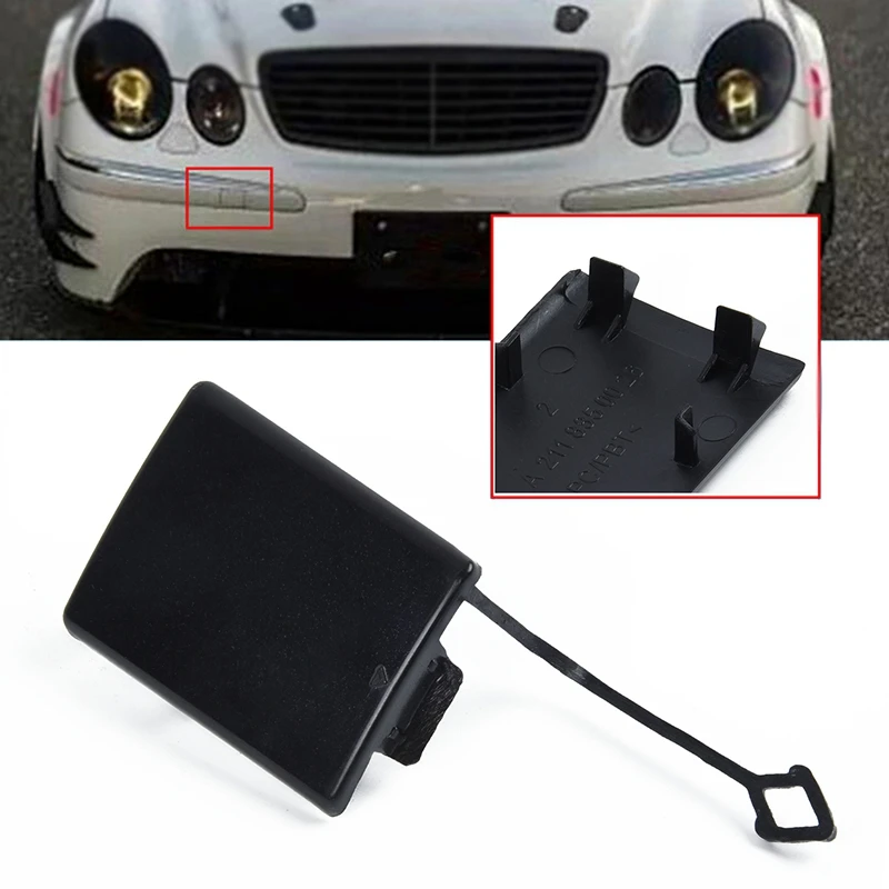 Car Front Bumper Tow Eye Hook Cover A2118850026 for Mercedes-Benz E-Class W211 2002-2004 Car Accessories