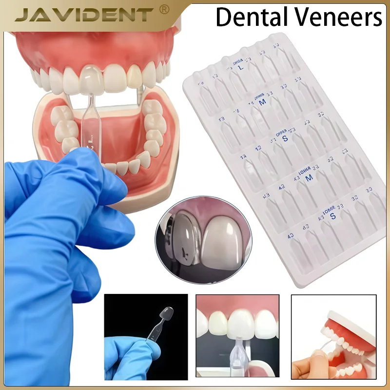 1Set Dental Veneer Mould Kit Composite Resin Mold Light Cure Autoclave Anterior Front Teeth Mould Teeth Whitening Tools